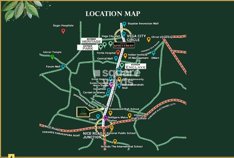 Esteem South Park Location Image