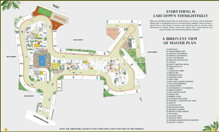 Esteem South Park Master Plan Image