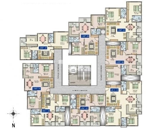 Eswari Keerthi Residency Master Plan 1