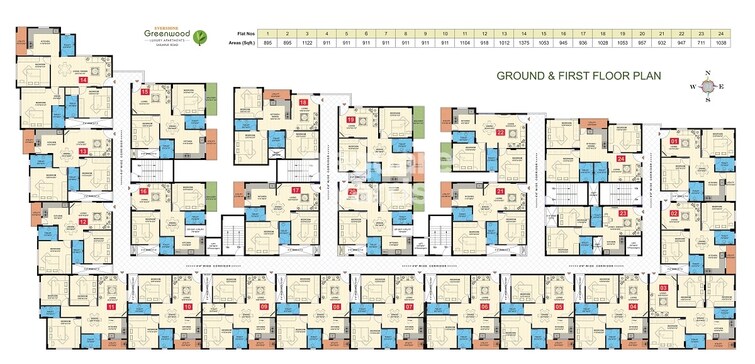 Evershine Greenwoods Floor Plans 1