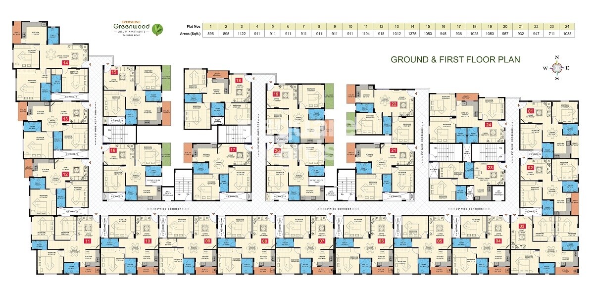 Evershine Greenwoods Floor Plans 1