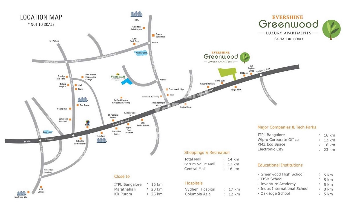 Evershine Greenwoods Location Image