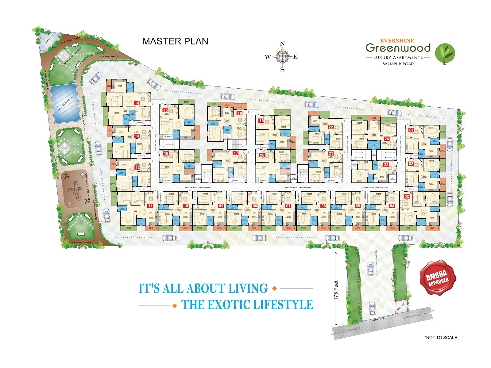 Evershine Greenwoods Master Plan Image