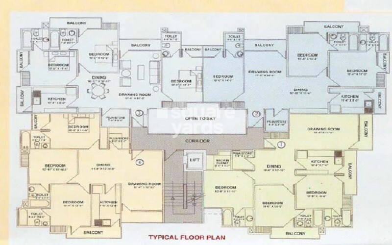 Express Residency Floor Plans
