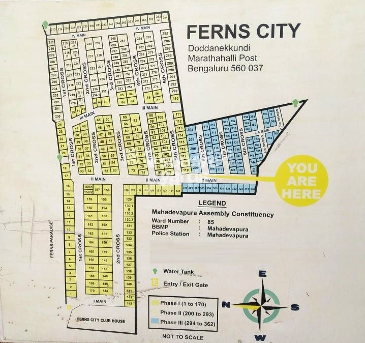 Ferns City in Doddanekundi, Bangalore Price on Request Floor Plans