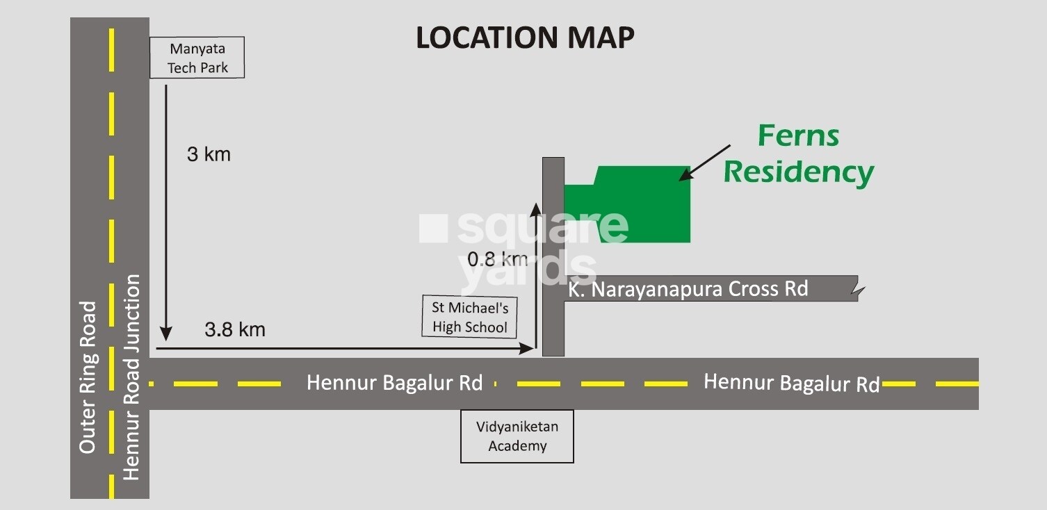 Ferns Residency Location Image
