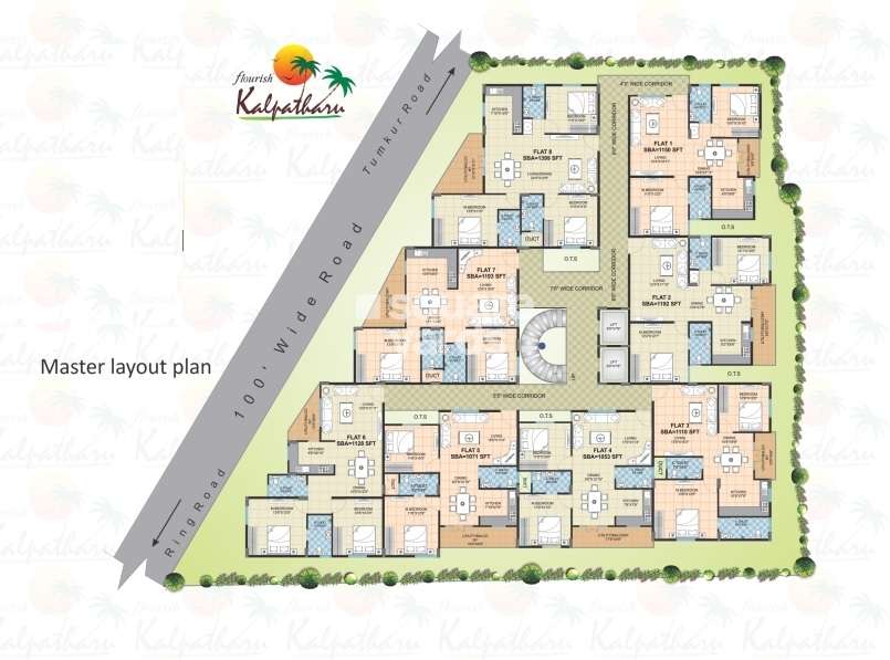 flourish kalpatharu master plan image4