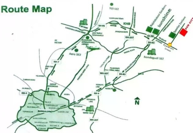 Galaxy Sun City Location Image