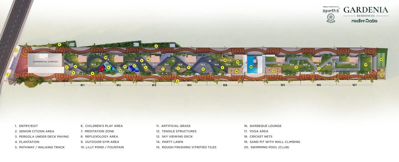 gardenia residences by parth group project master plan image1 7439