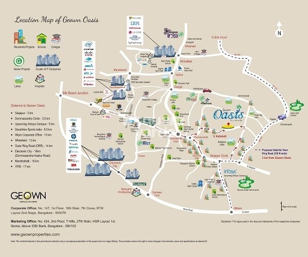 Geown Oasis Location Image