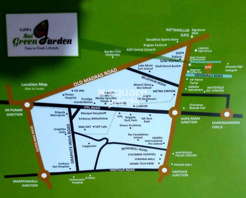 GJM Sai Green Garden Location Image