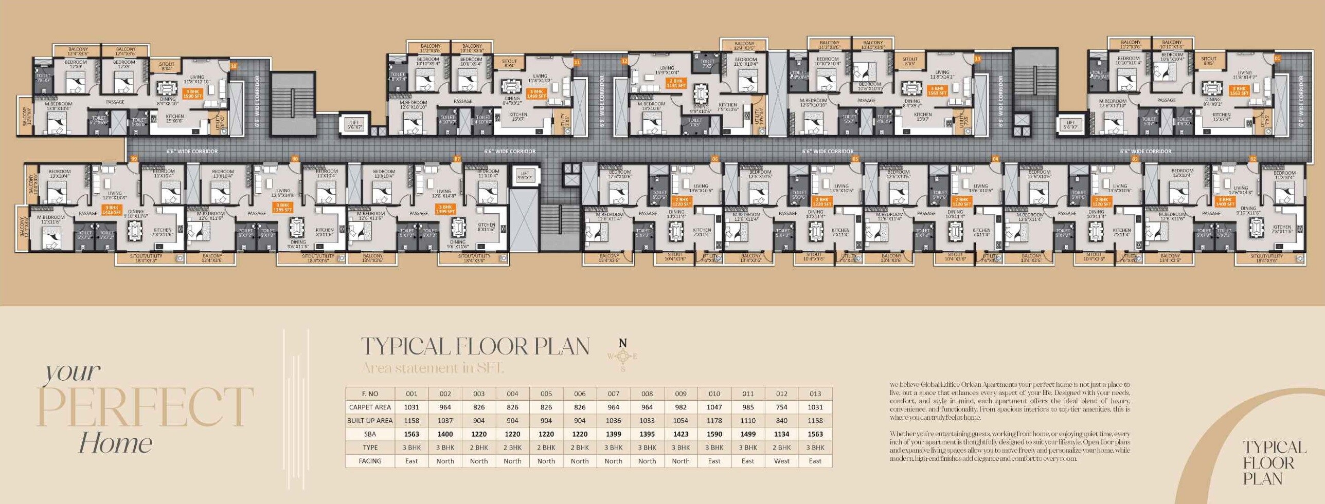 Global Orlean Floor Plans