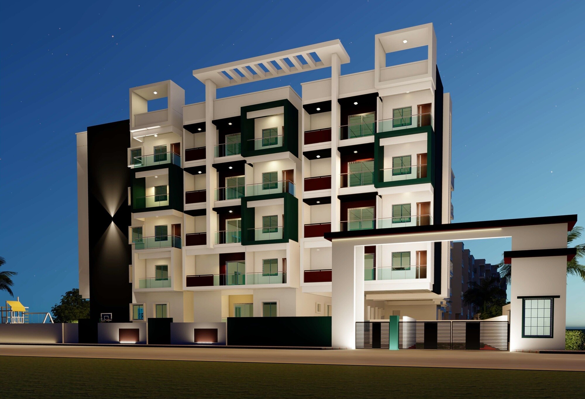 GM Kamadhenu Heights Apartment Exteriors 2