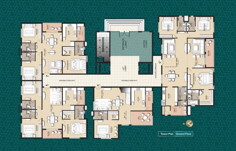 GM Palazzo Floor Plans