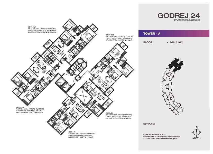 Godrej 24 Sarjapur Floor Plans 1