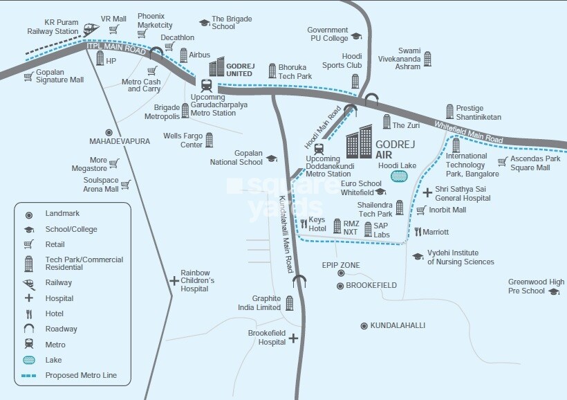 Godrej Air Location Image