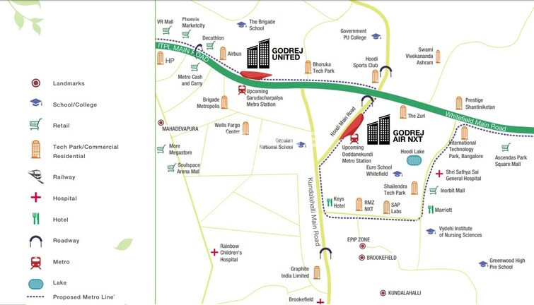 Godrej Air NXT Location Image