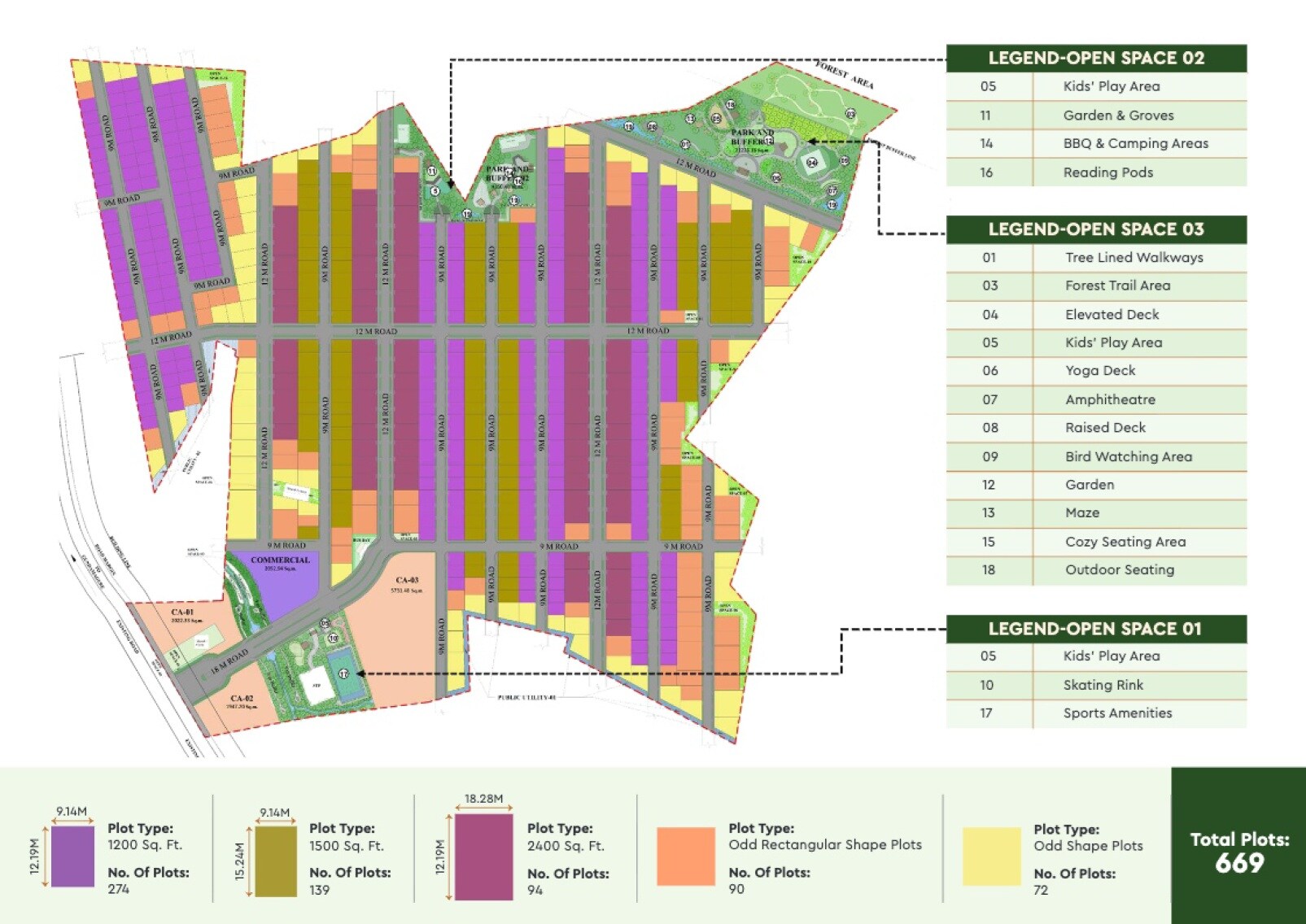 Godrej Aravya Estate Master Plan 1