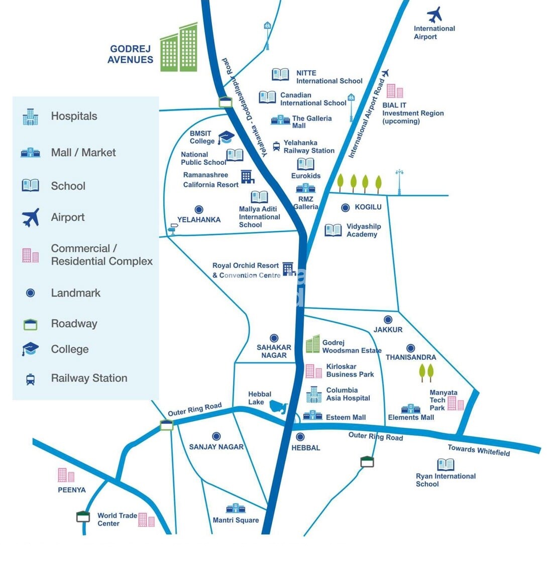 Godrej Avenues Location Image