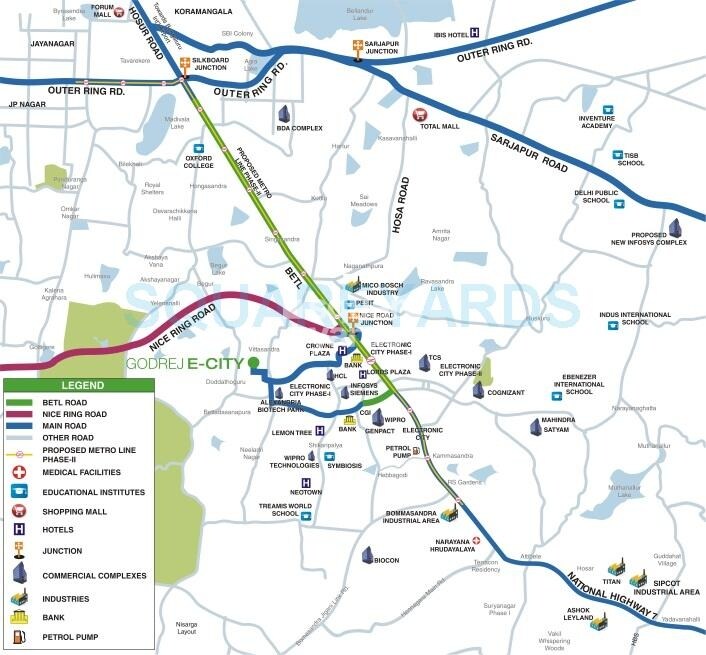 Godrej E City Location Image