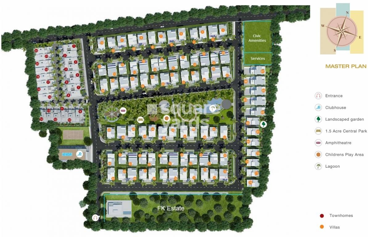 Godrej Elite Townhomes Master Plan Image