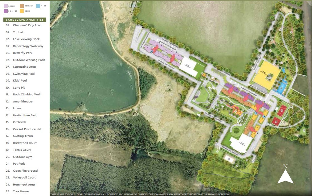 Godrej Lakeside Orchard Master Plan Image