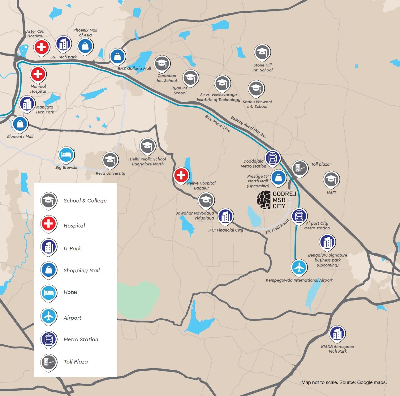 Godrej MSR City Location Image