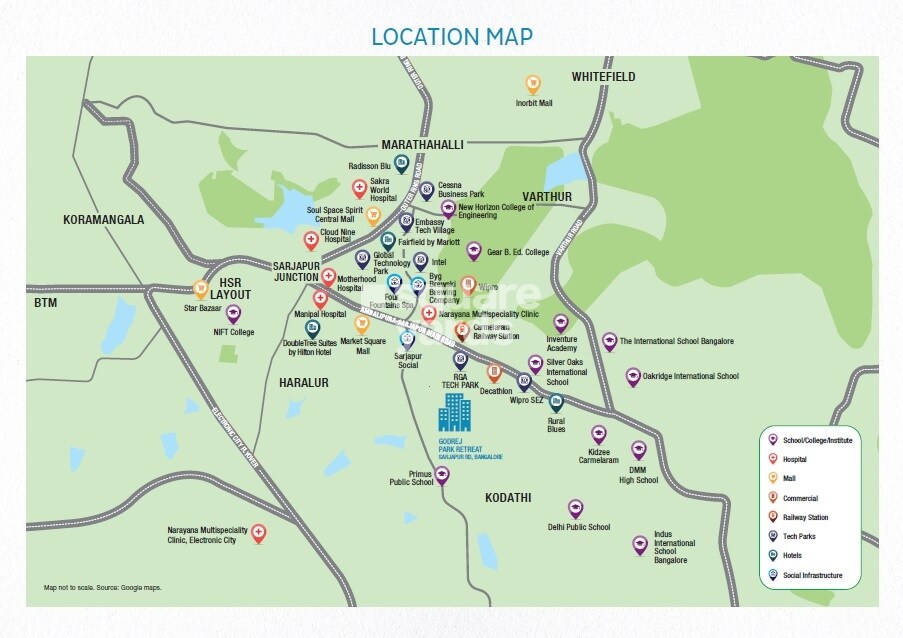 Godrej Park Retreat Location Image