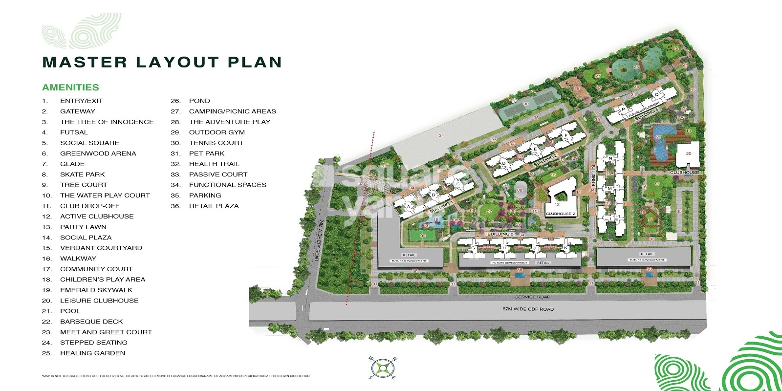 Godrej Woodscapes Master Plan Image