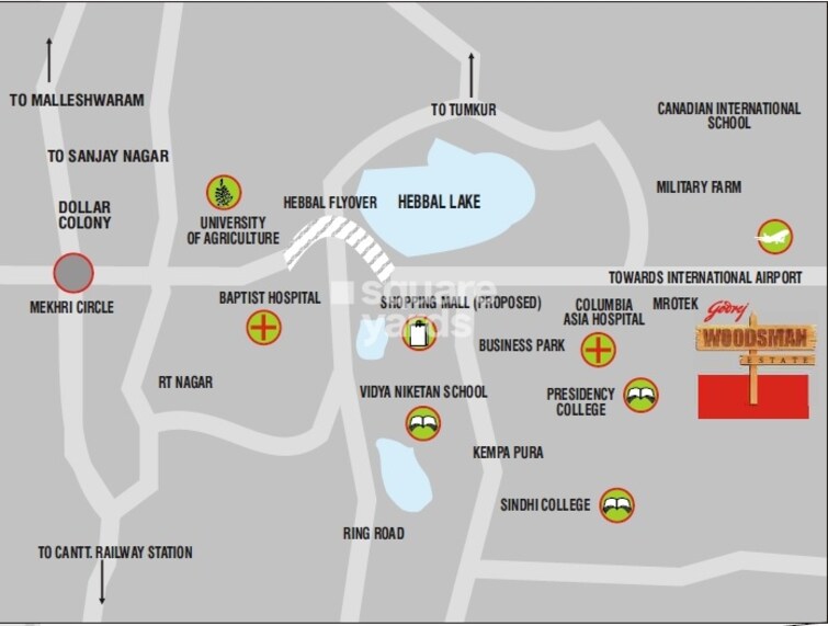 Godrej Woodsman Estate Location Image