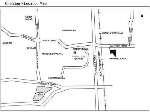 Goel Ganga Chelston Location Image