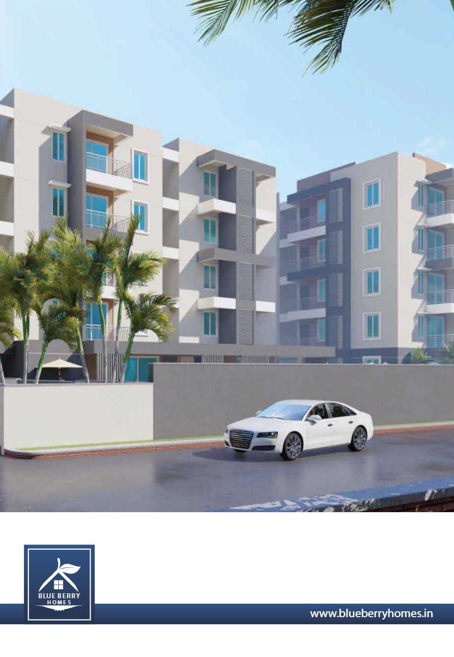 Gokul Indwin Blue Berry Homes Apartment Exteriors