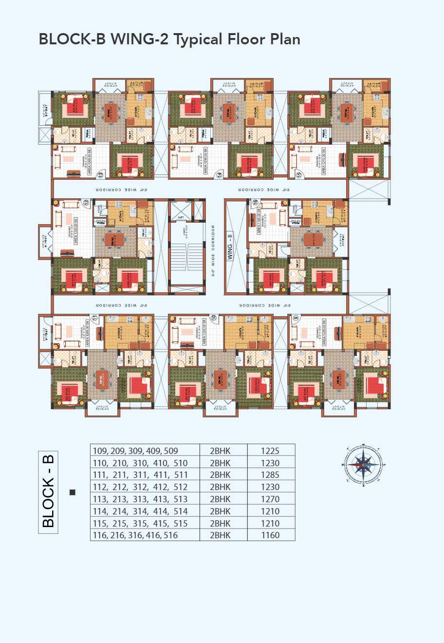 Gokul Indwin Blue Berry Homes Floor Plans