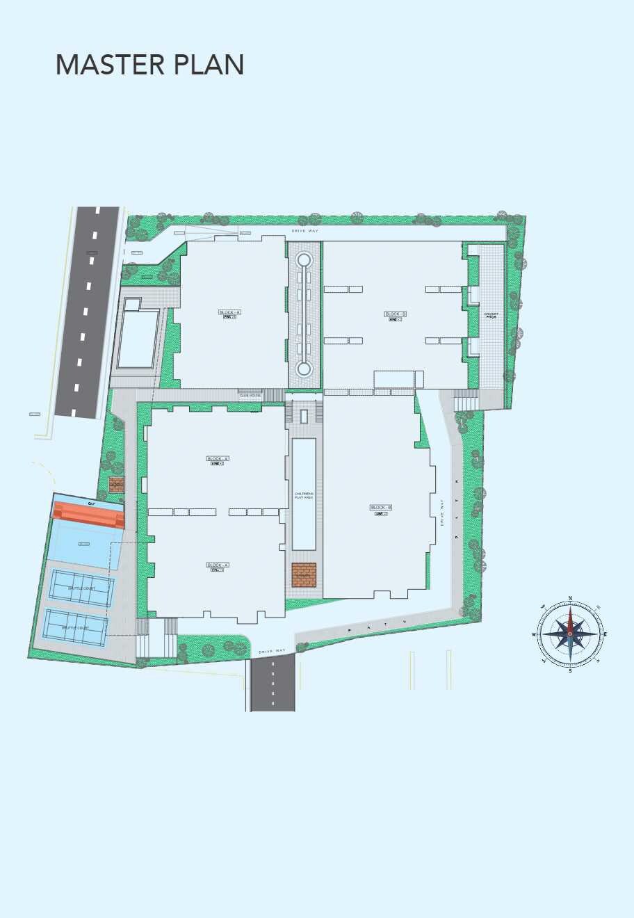 Gokul Indwin Blue Berry Homes Master Plan 1