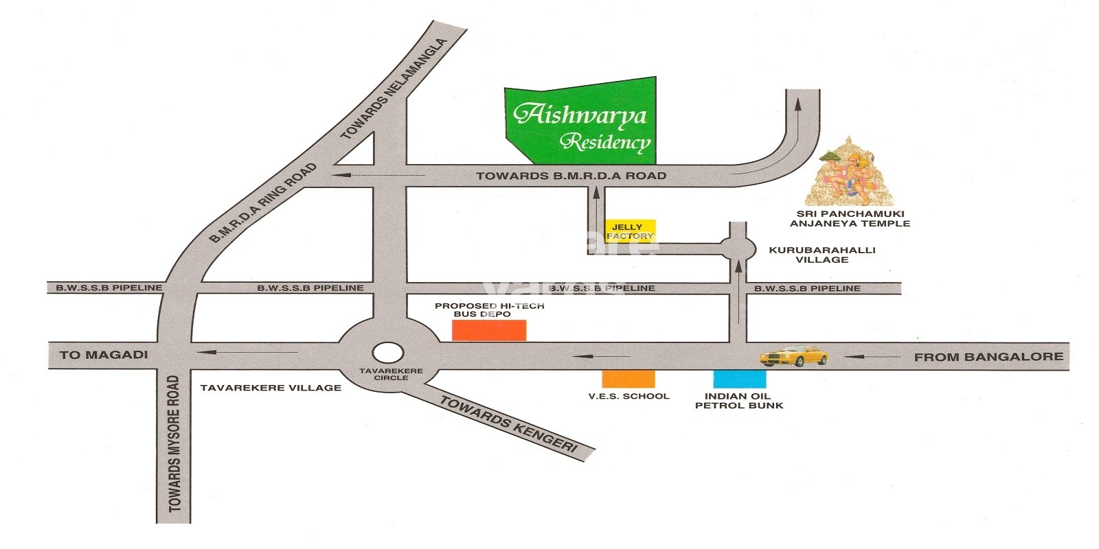 Representative image as actual visual unavailable for Golden Palm Grand Aishwarya Residency