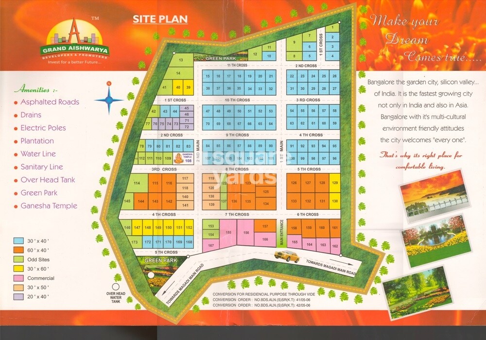 Golden Palm Grand Aishwarya Residency Master Plan 1