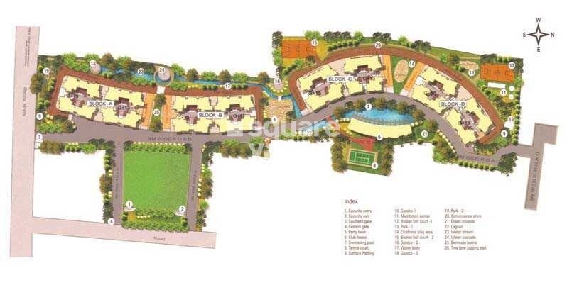 Golden Palms Apartment Bangalore Master Plan 1
