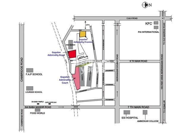 Gopalan Admirality Court Location Image