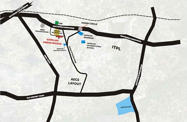 Gopalan Urban Woods Location Image