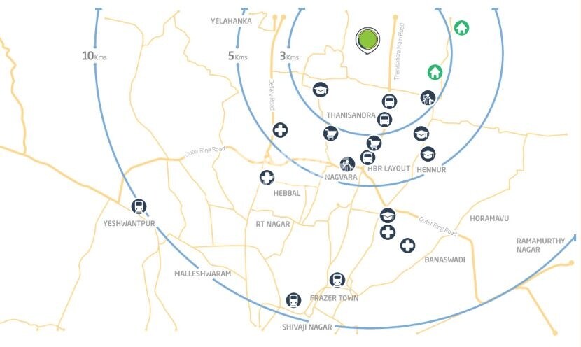 Goyal and Co Footprints Location Image