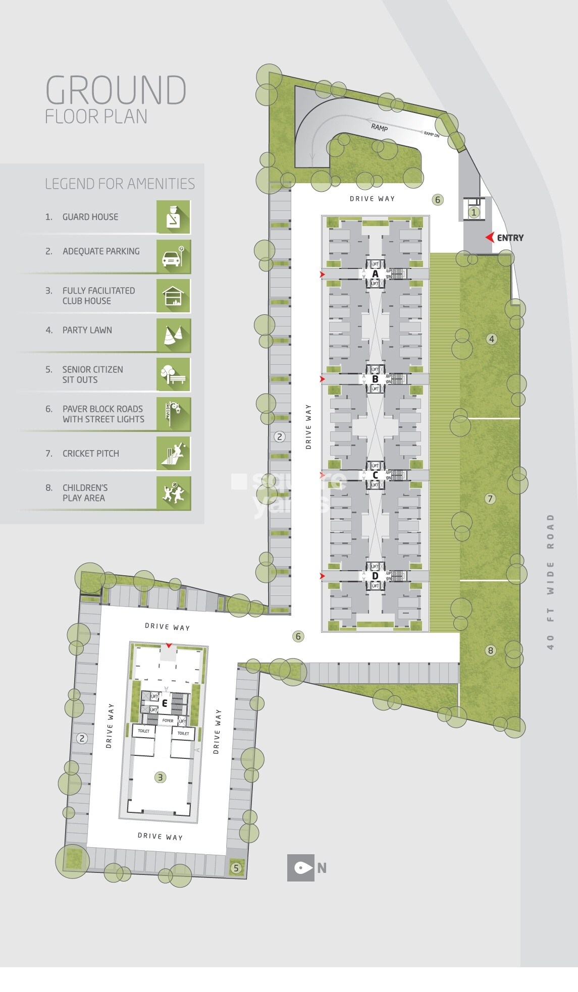 Goyal and Co Orchid Greens Master Plan 1