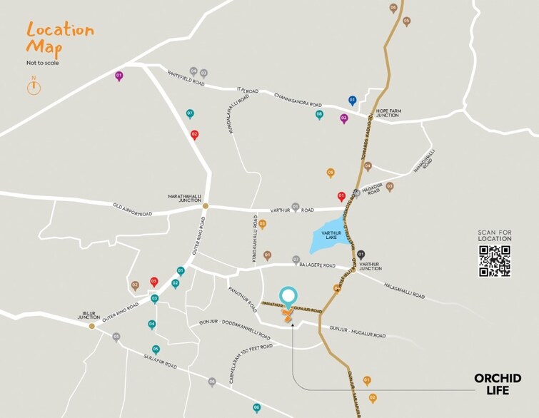 Goyal Orchid Life Location Image