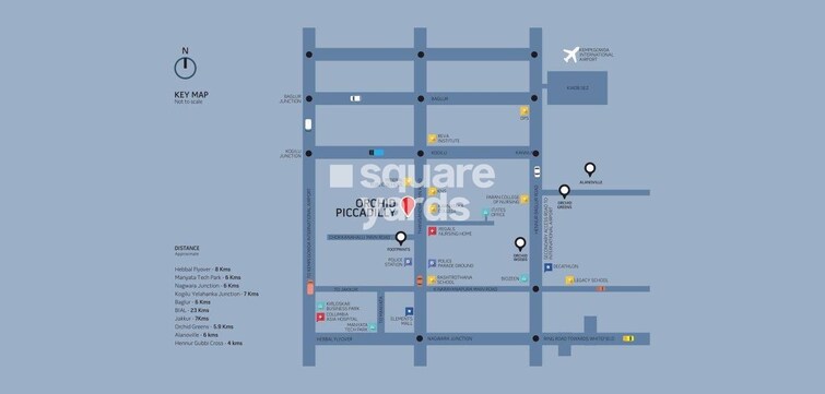 Goyal Orchid Piccadilly Location Image