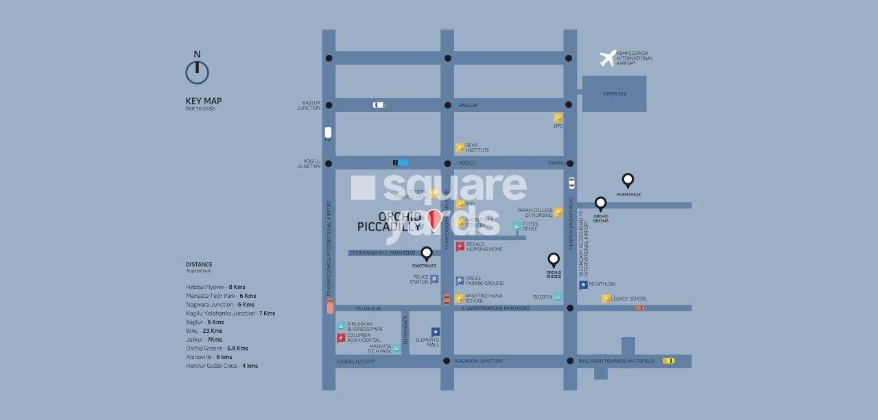 Goyal Orchid Piccadilly Location Image