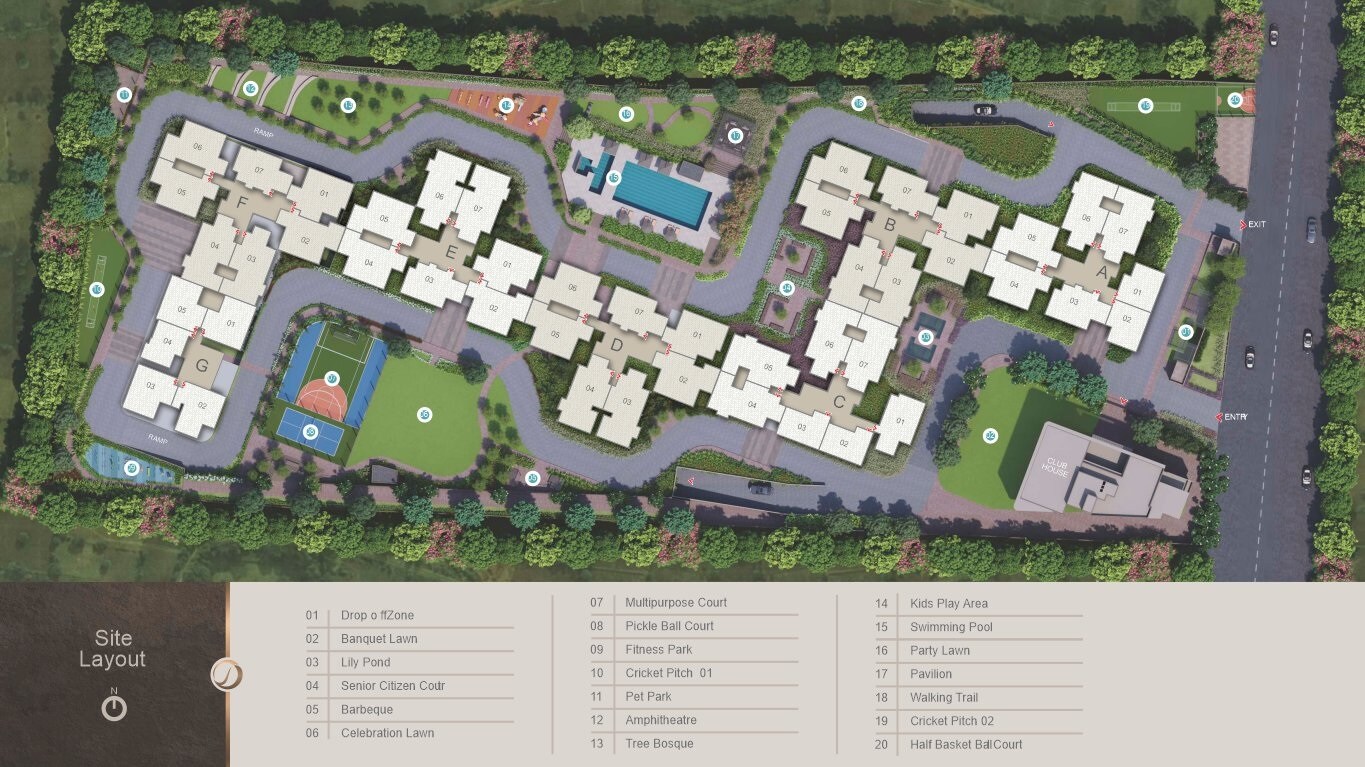 Goyal Orchid Salisbury Master Plan Image