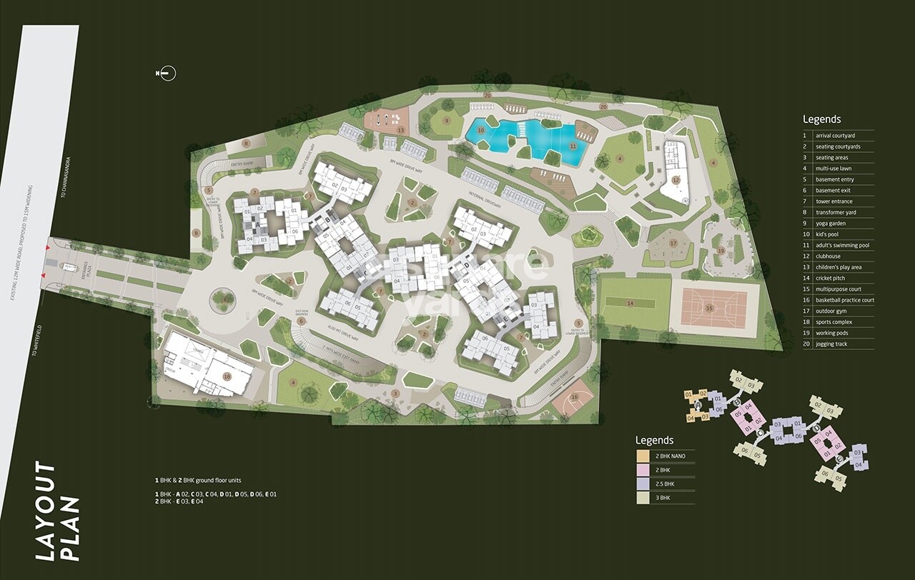 Goyal Orchid Whitefield Master Plan Image