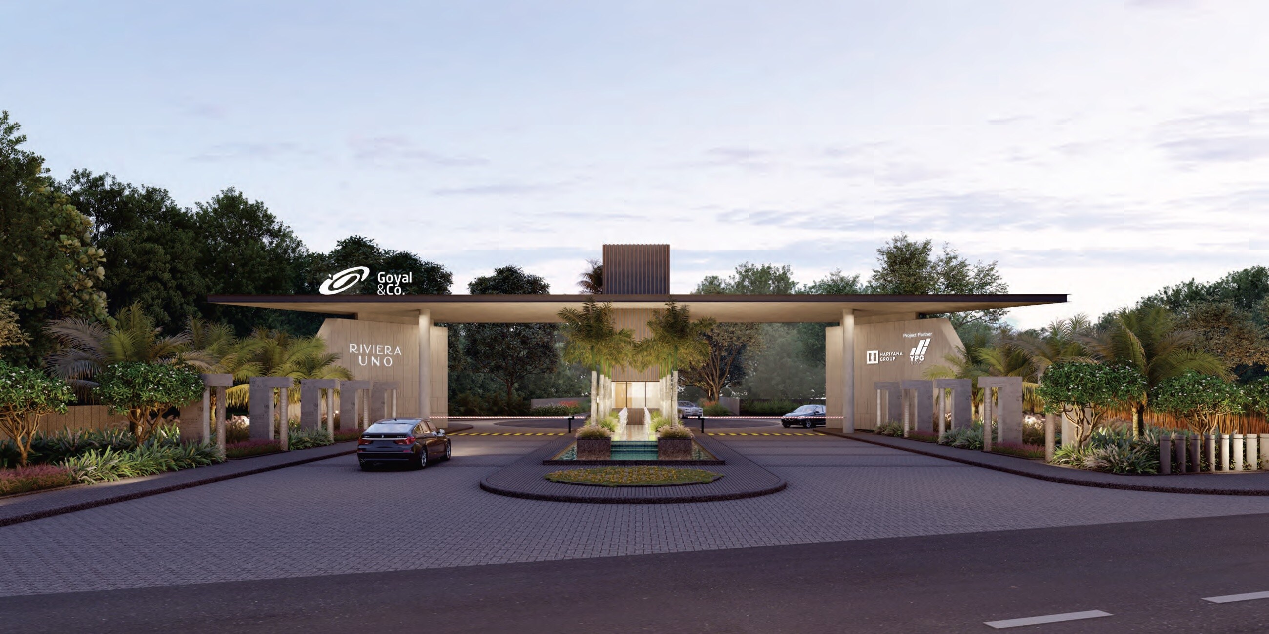 Goyal Riviera Uno Entrance View