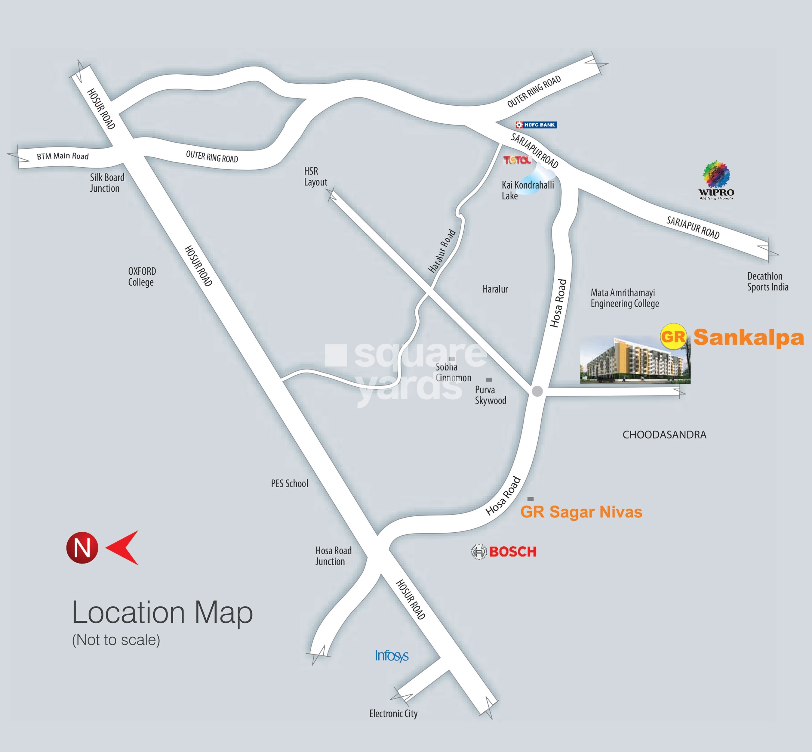 GR Sankalpa Villas Location Image