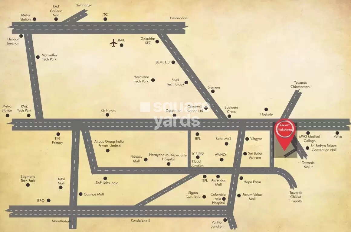 Gravity Nakshatra Location Image