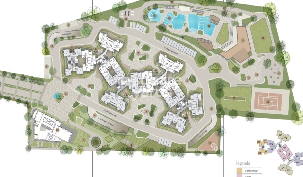 Green Whitefield Suites Master Plan Image